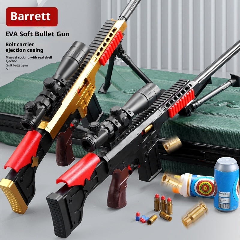 Sniper Soft Bullet Gun Children's Manual Toy