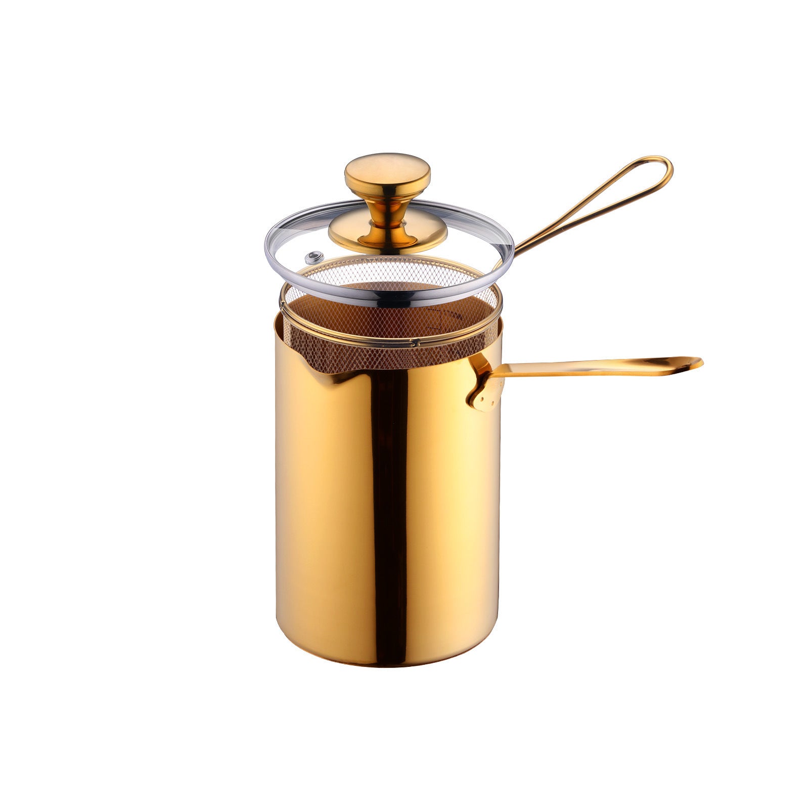 Friteuse profonde en acier inoxydable 304 pour cuisine avec passoire