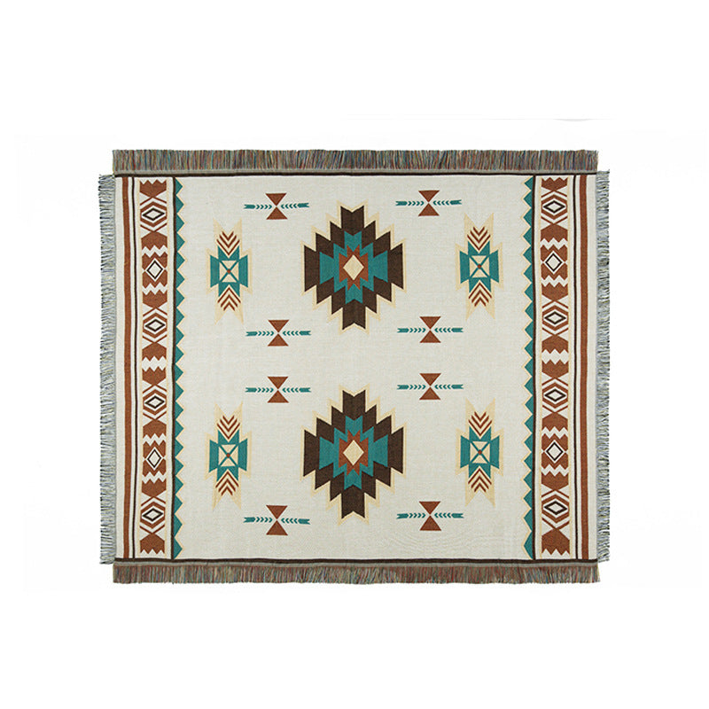 Kashgar Style Bohemian Blanket Ethnic Style Fabric Blanket