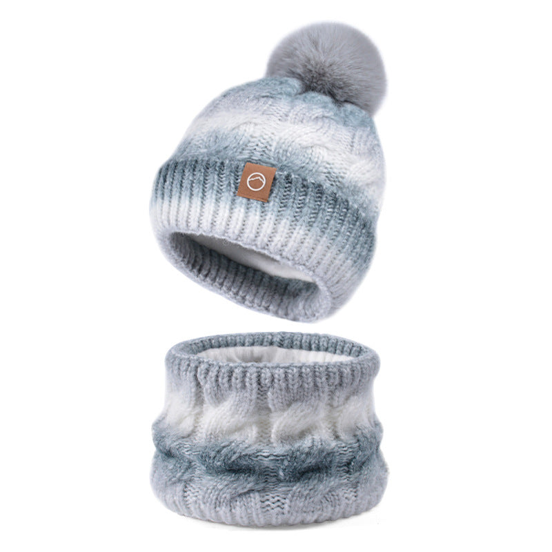 Gradient Knit Casual Women's Hat
