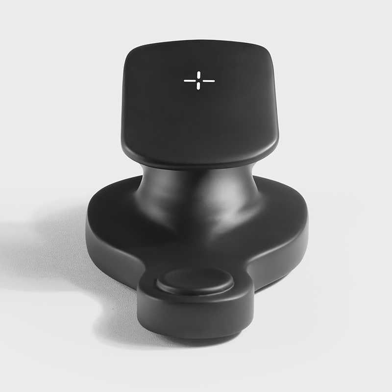 Creative Magnetic Wireless Charging Three-in-one Mobile Phone Holder
