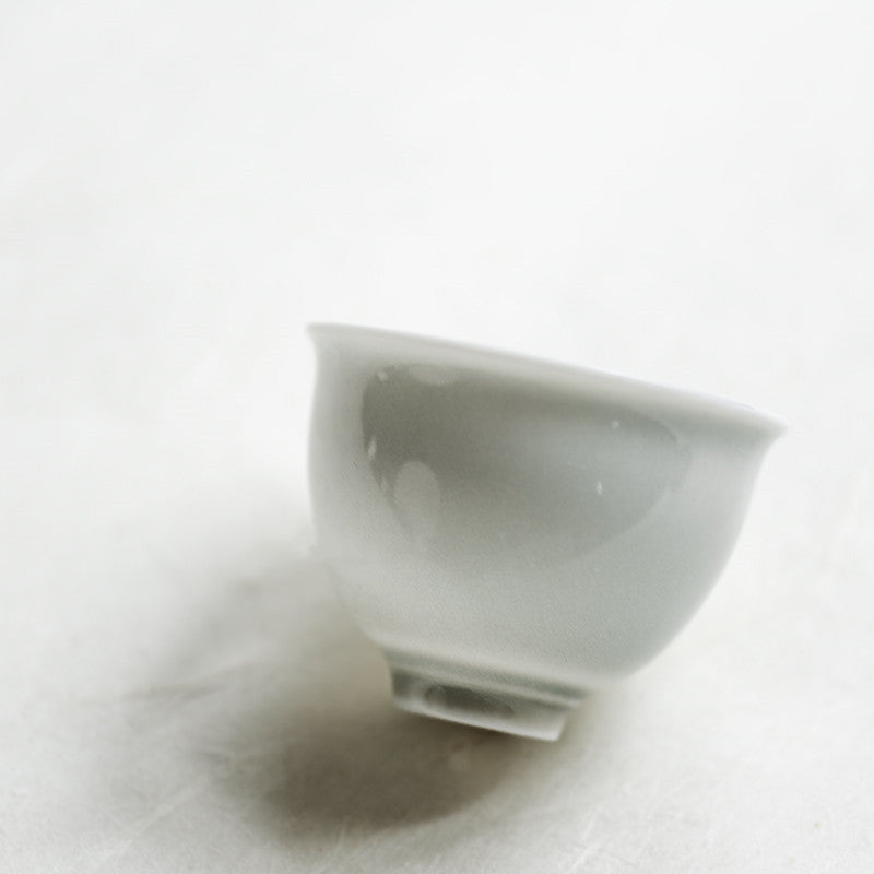 Japanese Simple Translucent Ceramic Tea Cup