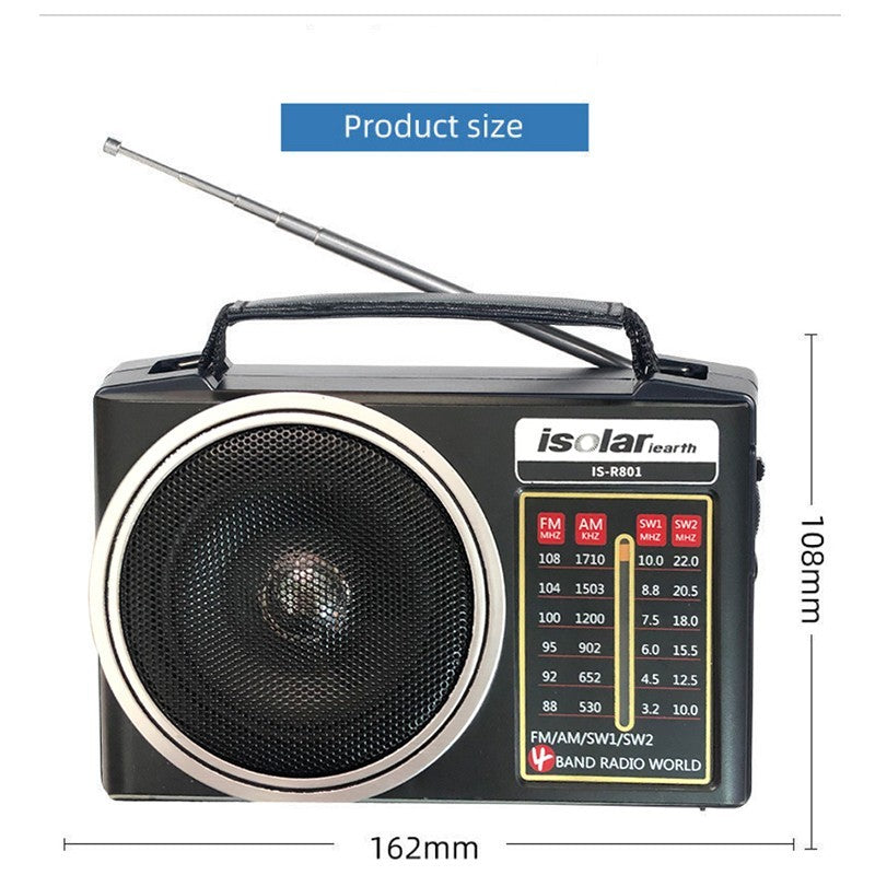 Full Band Radio FM AM Medium Wave FM Broadcast LED Lighting Portable