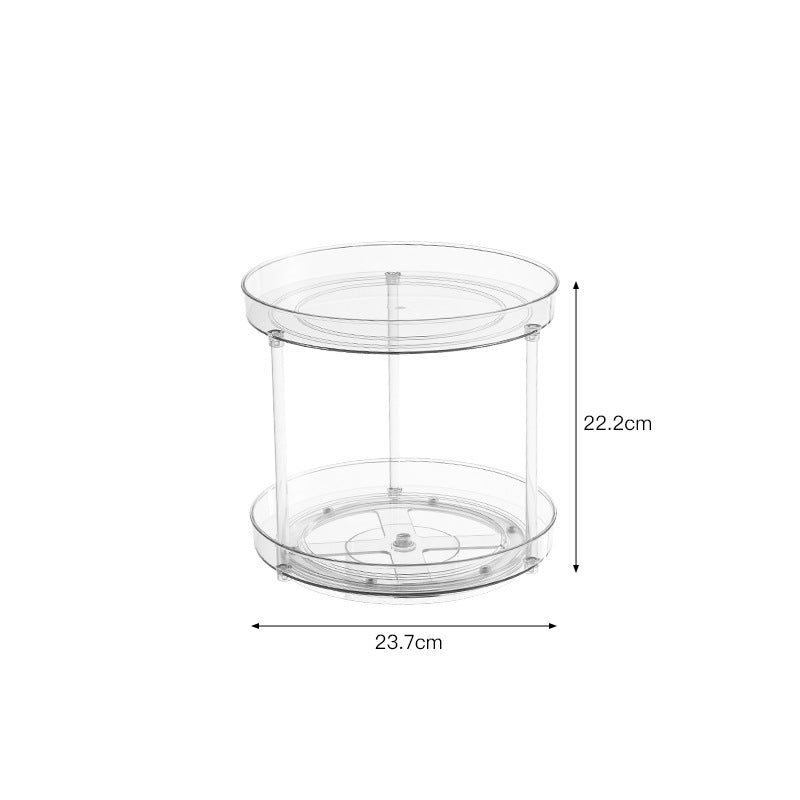 Household Storage Rack Kitchen Spice Jar Multi-purpose Rotating Plate