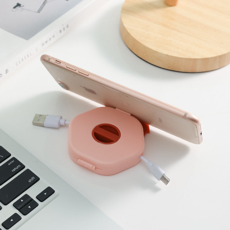 Multiple Data Cable Storage Box Mobile Phone Charging Cable Cable Winder