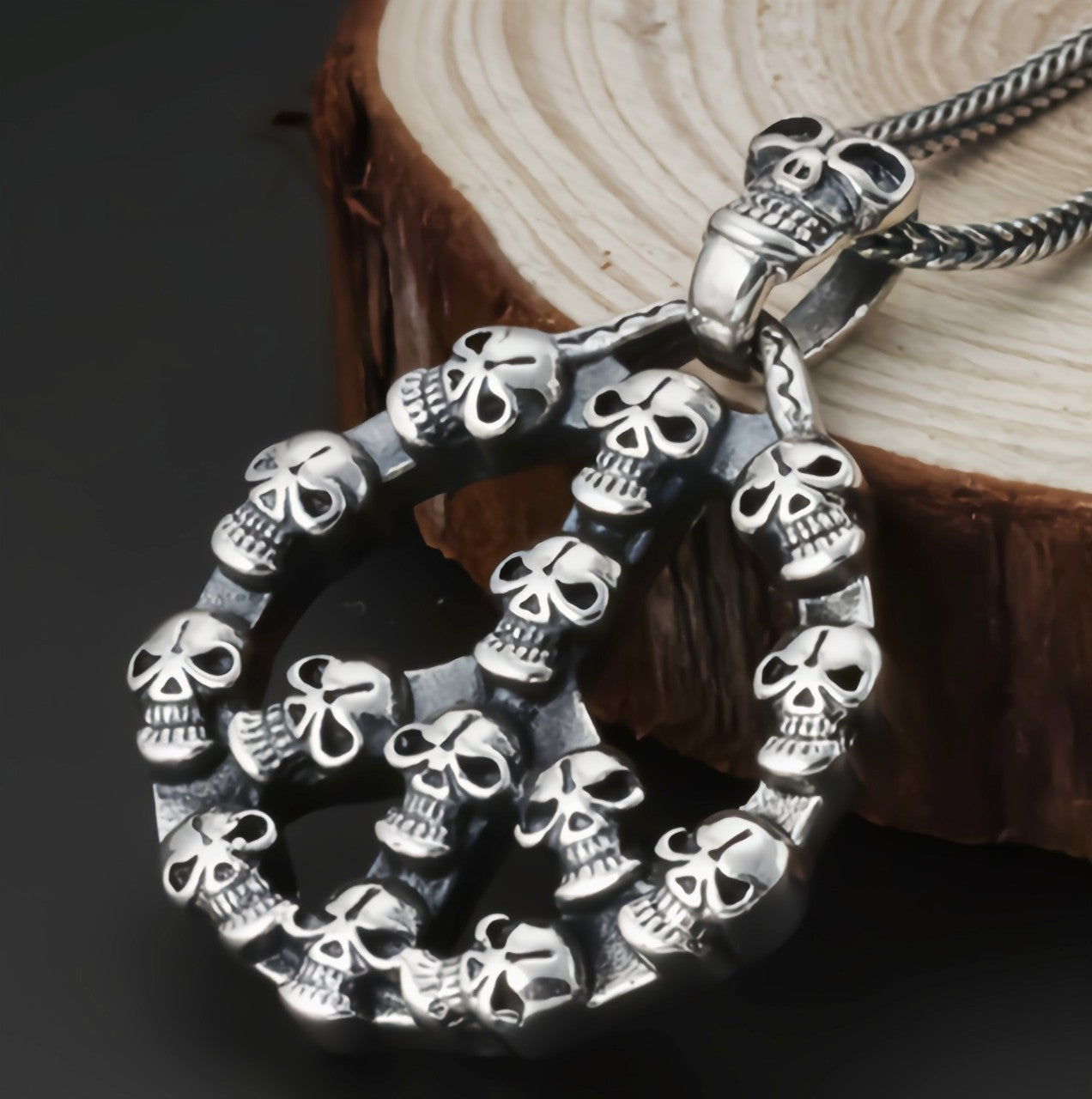 Sterling Silver Ornament Thai Silver Men's Popular Creative Necklace
