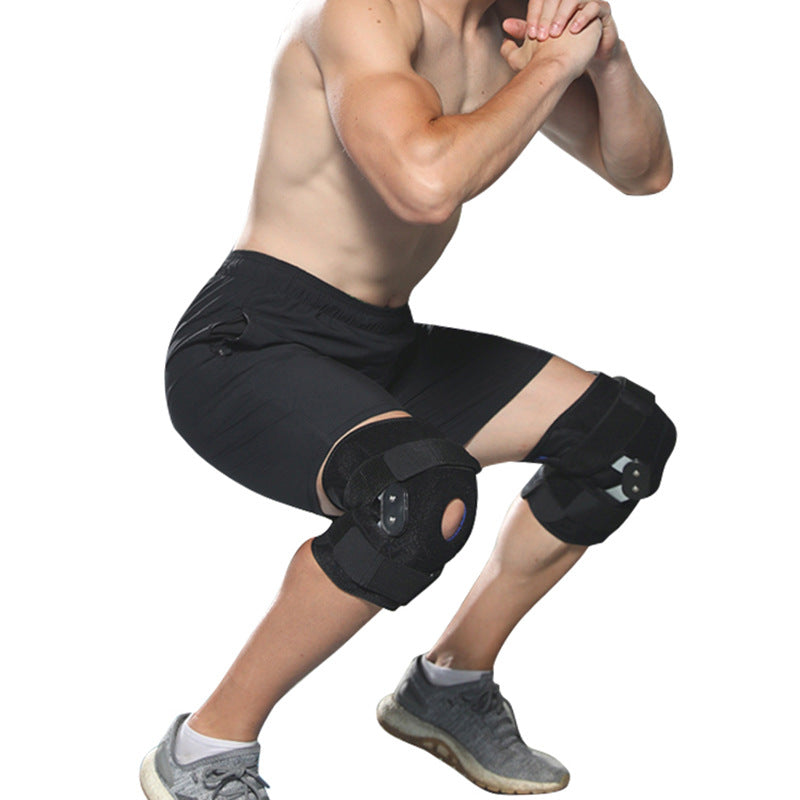 Mountaineering Running Folding Steel Plate Sports Knee Pads