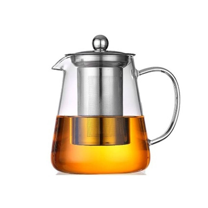 Full Set Of Glass Teapot With Strainer High-temperature Glass Teapot