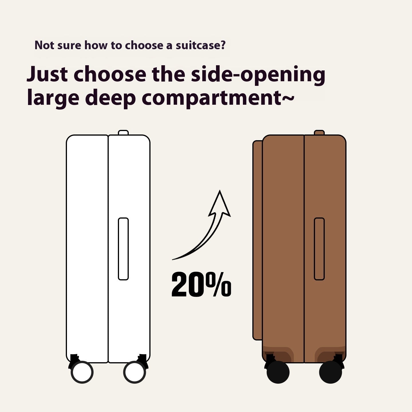 Boarding Password Travel Expandable Large Capacity Side Open Trolley Case