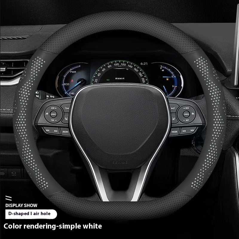 Car Steering Wheel Cover For Four Seasons Non-slip Breathable Comfortable