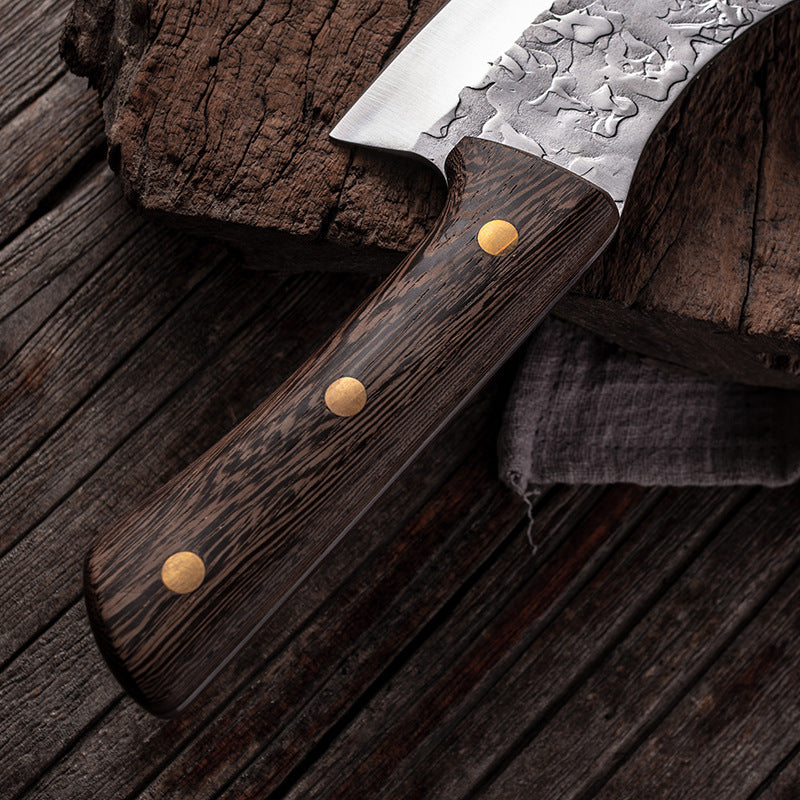 Forging Japanese Full Tang Handle Knife Handmade Steel Kitch