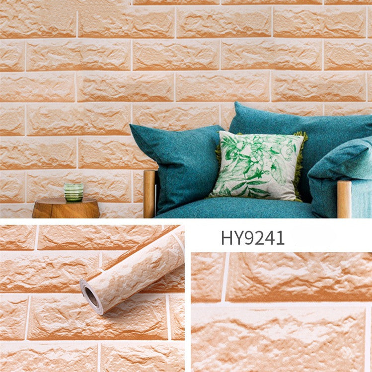Self-pasted Refurbished Wallpaper Waterproof Three-dimensional Printing