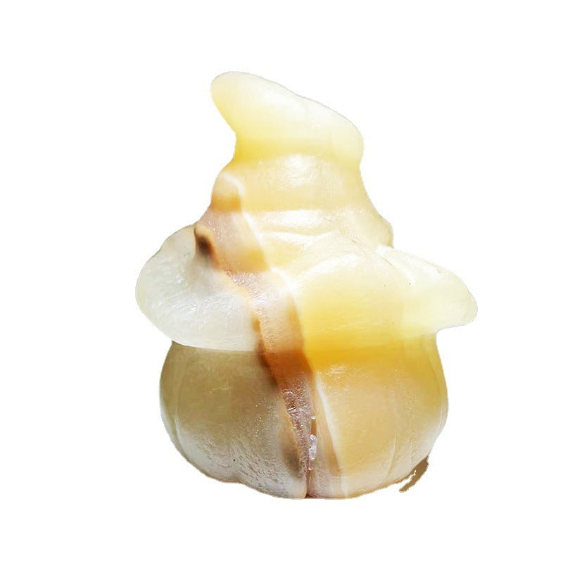 Natural Crystal Stone Carving Animal Ornaments Pumpkin Sprite
