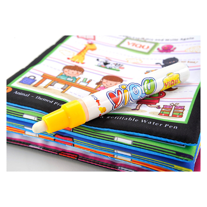 Puzzle Water Canvas Book Water Graffiti Painting Book Baby Enlightenment Cognition Puzzle Water Canvas
