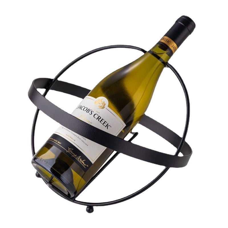 European-style Wine Rack Decoration Wrought Iron Shelf Decorations