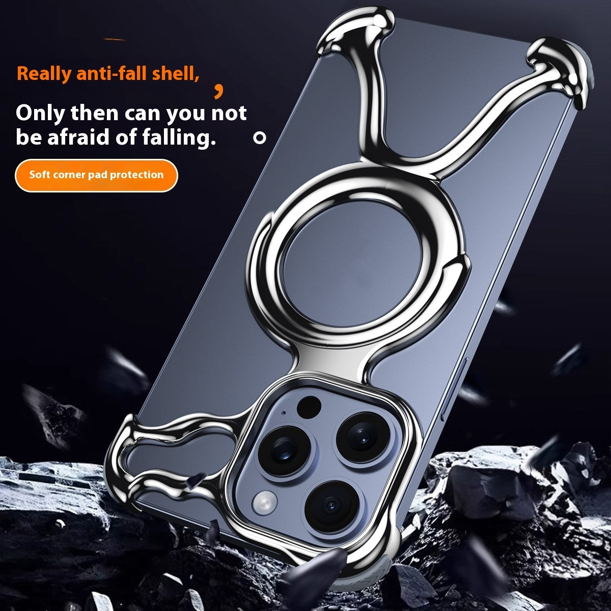 Applicable Phone Case Drop-resistant Hollow Protective Cover