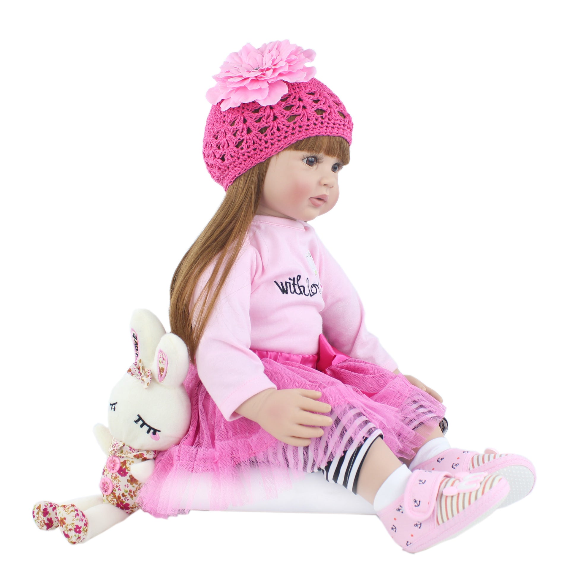 60cm Heavy Growth Princess Baby Plastic Doll