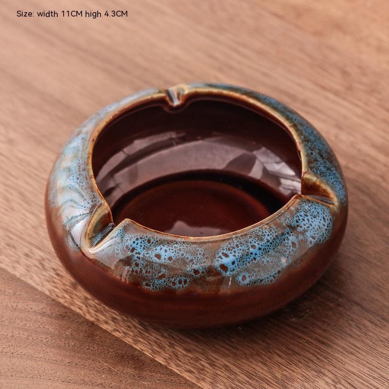 Nordic Style Light Luxury Ceramic Ashtray Household