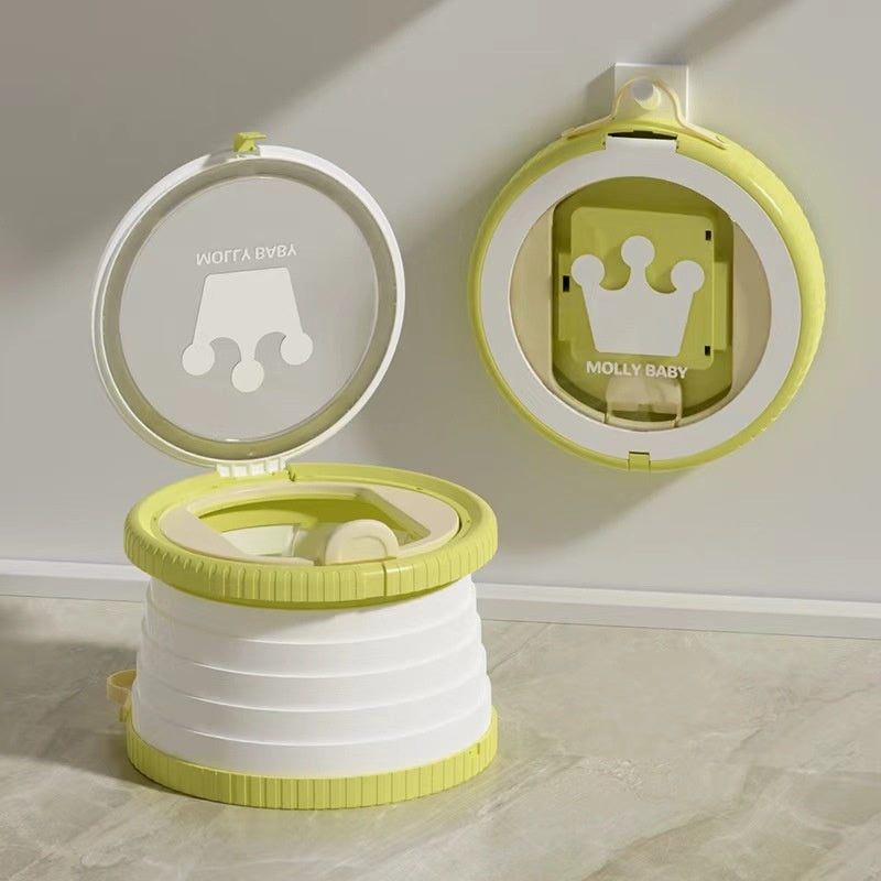 Children's Portable Folding Small Toilet Travel Bedpan Urinal