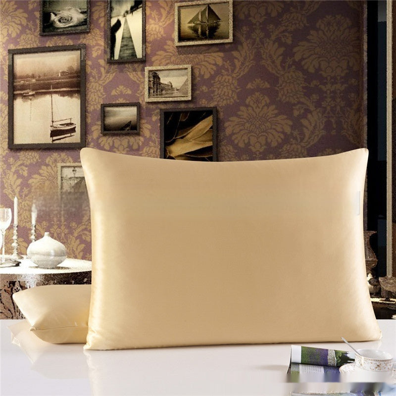 Heavy 19 M Double-sided Silk Solid Color Pillowcase