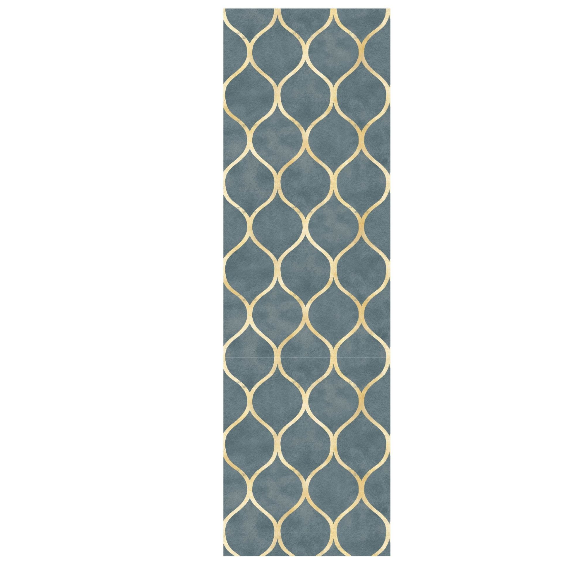 Minimalist Lines Printed Waterproof And Stain-resistant Removable Wallpaper