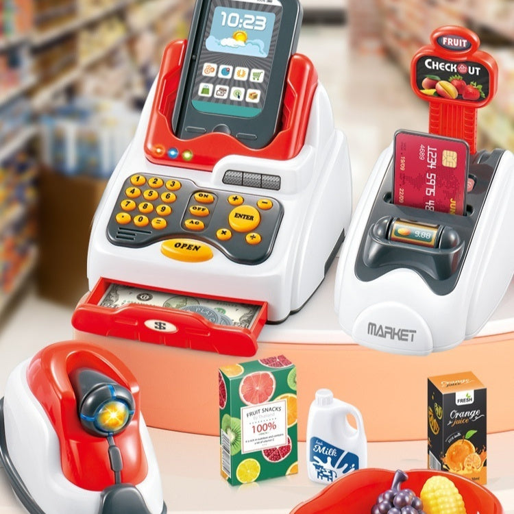 Children's Toy Play House Cashier Coffee Machine Assembly