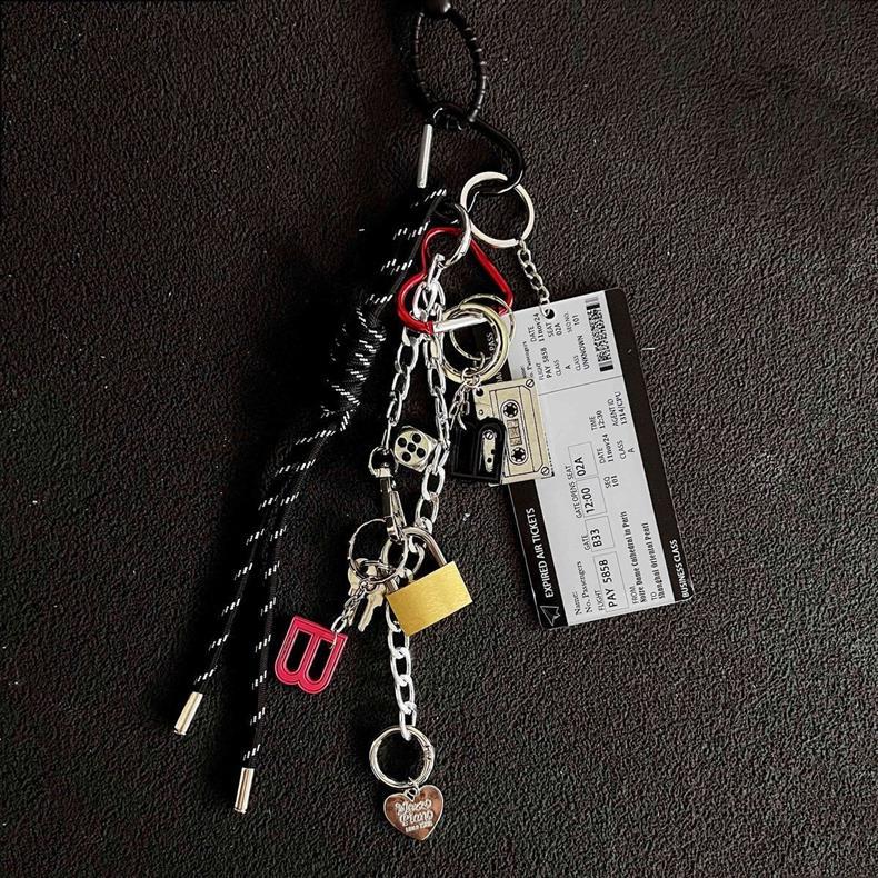 Fashion Chain Decorative Keychain Pendant Lanyard