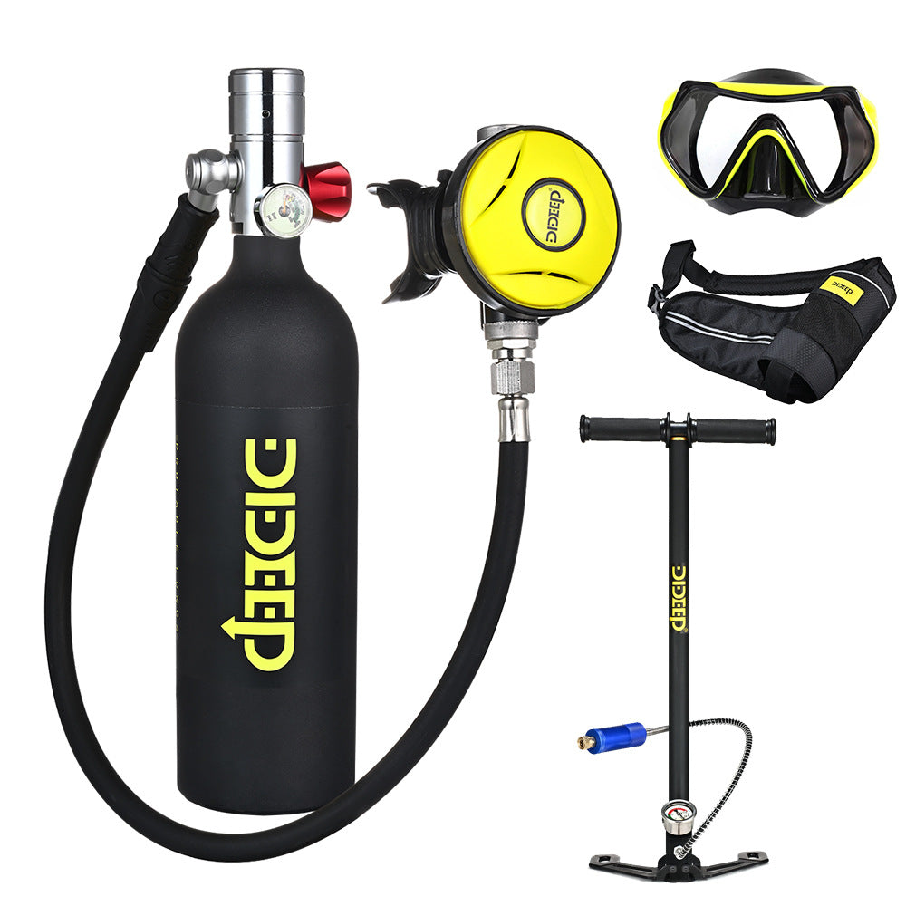 X4000Pro Underwater Respirator Diving Oxygen Cylinder 1L Capacity Portable Diving Respirator