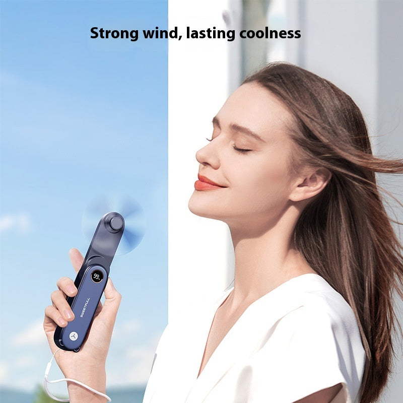Mini Little Fan USB Folding Handheld Outdoor Portable