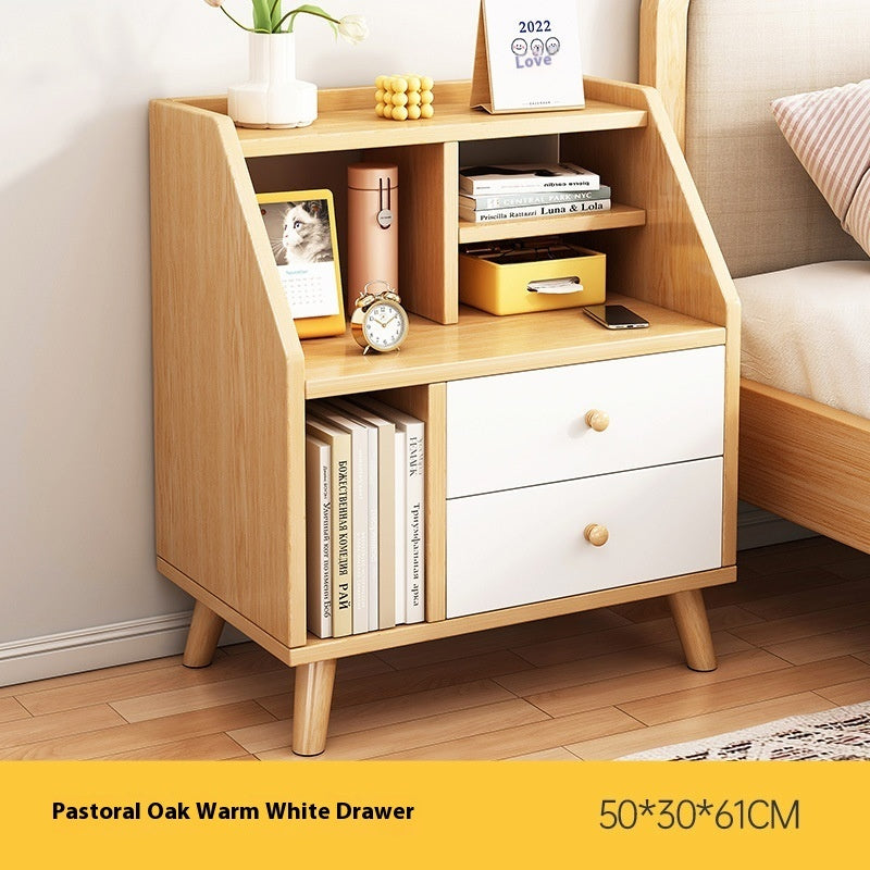 Small Rental Room Storage Bedside Cabinet