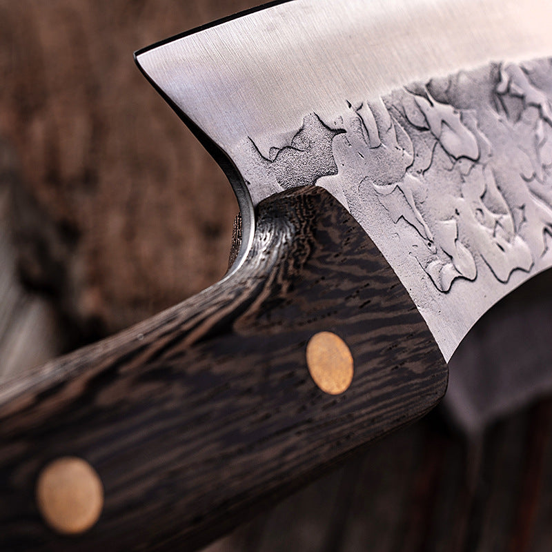 Forging Japanese Full Tang Handle Knife Handmade Steel Kitch