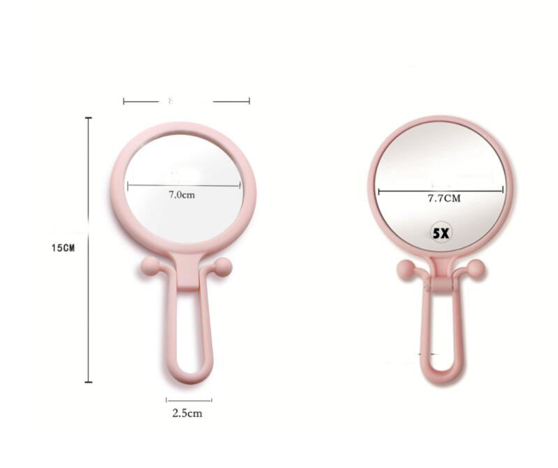 Creative Simple Folding Round Makeup Mirror