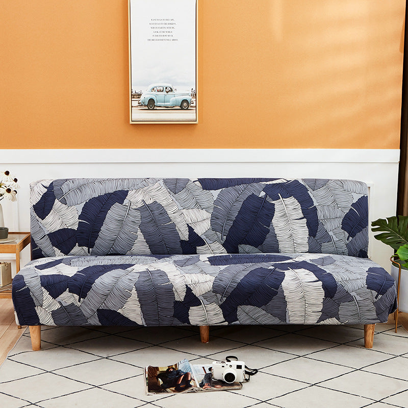 All-Inclusive Stretch Fabric Armless Sofa Towel Sofa Cover