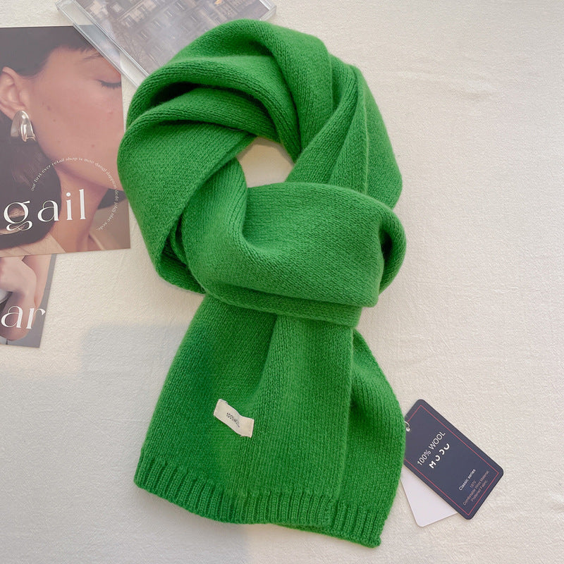 Women's Pure Wool Scarf Winter High Sense