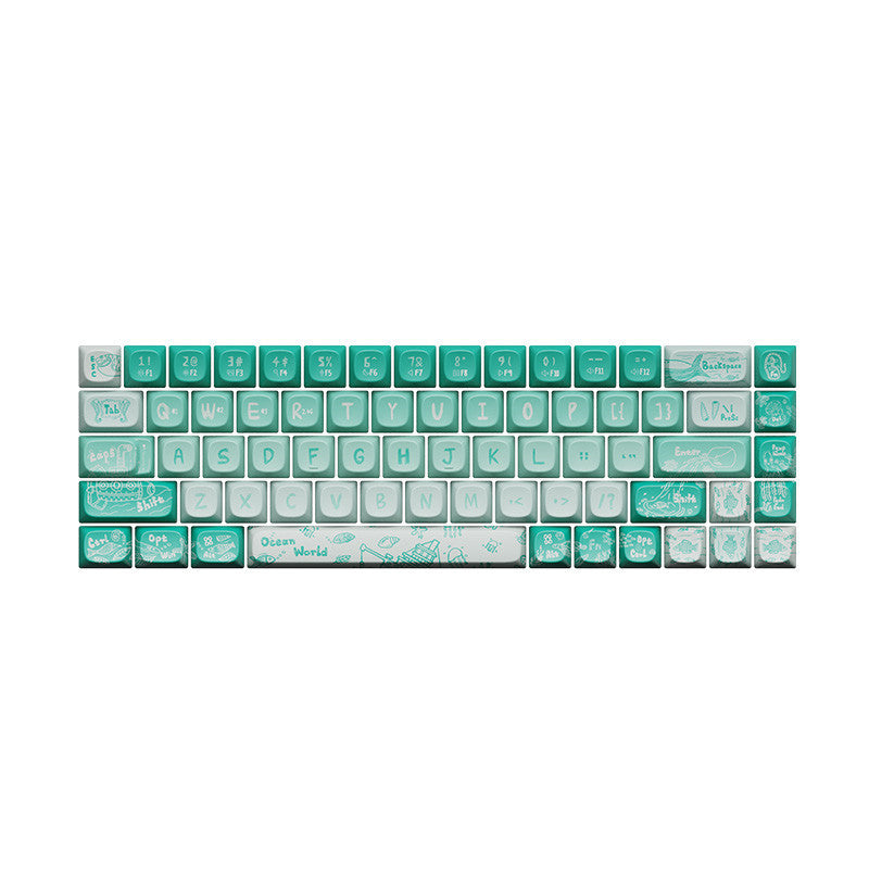 Mechanical Keyboard Original Theme Thermal Sublimation Process Keycaps