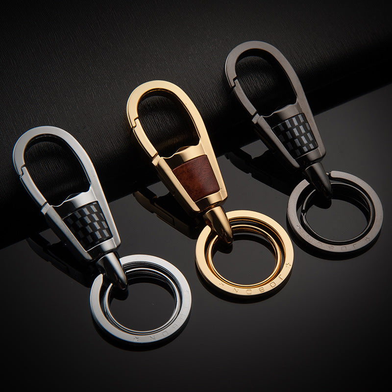 Men's Waist Mounted Car Metal Keychain