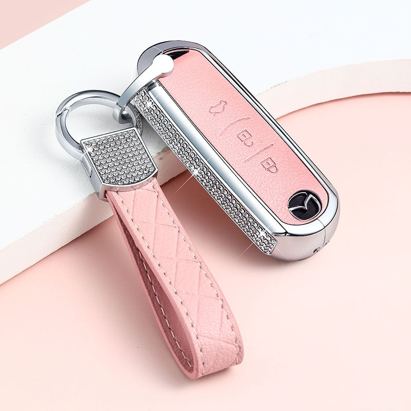 Diamond-encrusted Car Key Case Buckle Bag