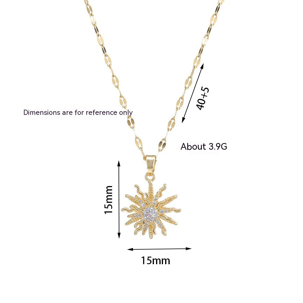 Fashion Women's Elegant Titanium Steel Necklace