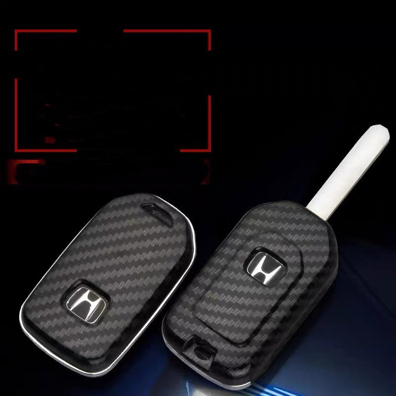 Jade Carbon Fiber Car Key Bag
