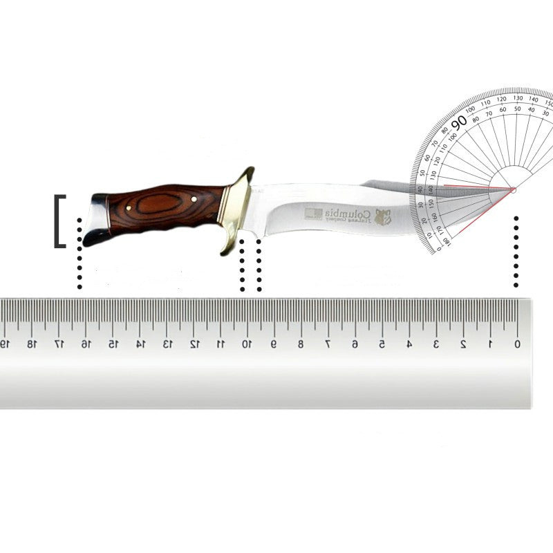 Peeling Straight Rib Kitchen Knife