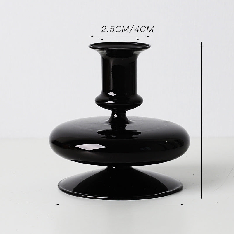 Candlelight Dinner Creative Glass Candle Holder Decoration