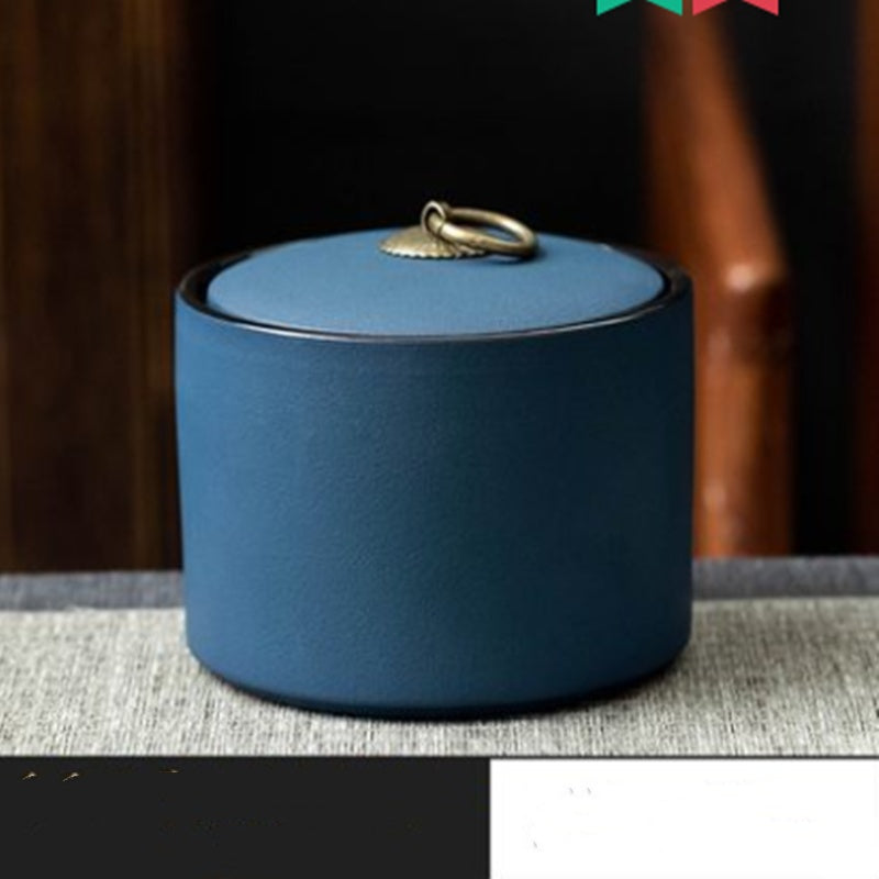 Rough Black Pottery Ashtray Creative Living Room Light Luxury Office