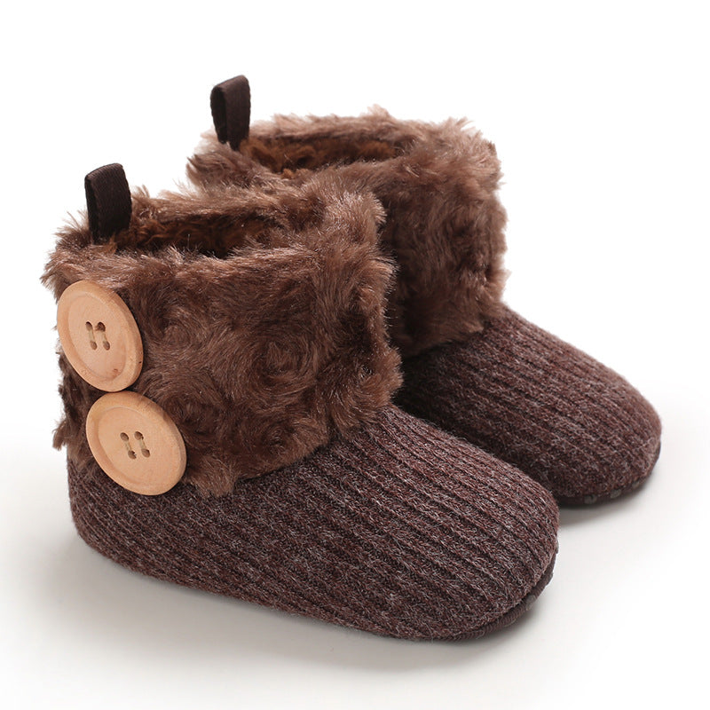 Thermal Soft Soled Men And Women Baby Toddler Shoes
