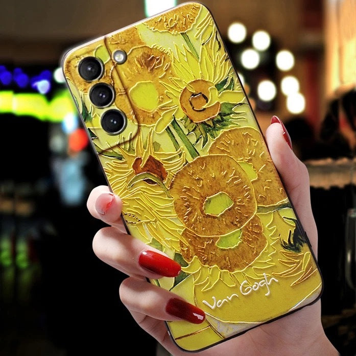 Embossed Phone Case Starry Sky