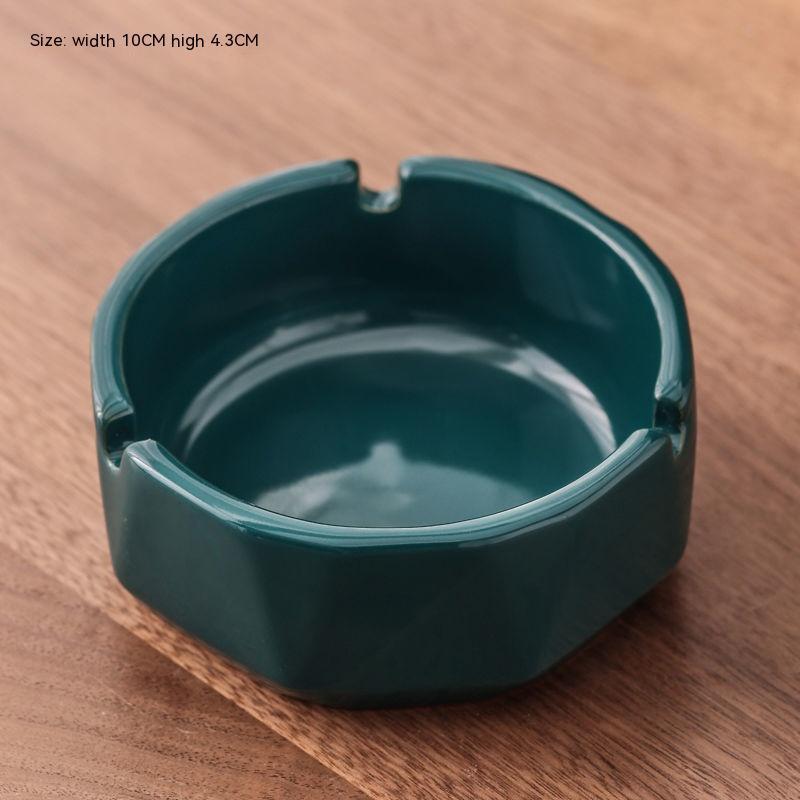 Nordic Style Light Luxury Ceramic Ashtray Household