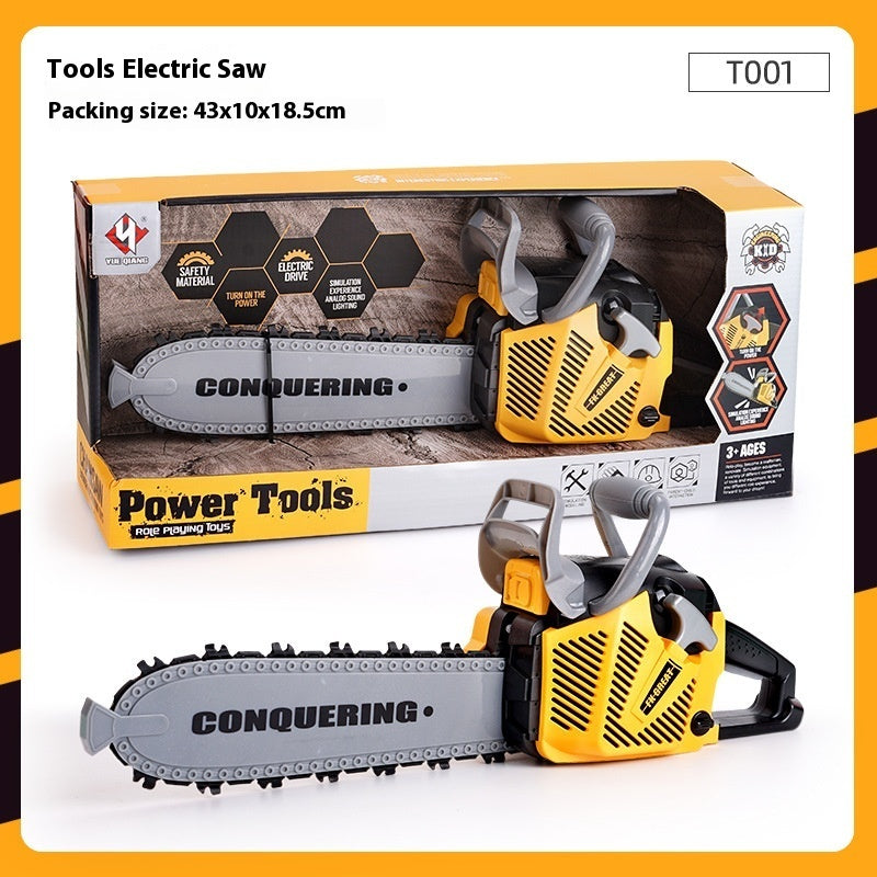 Children's Toolbox Toy Suit Play House Electric Drill Role
