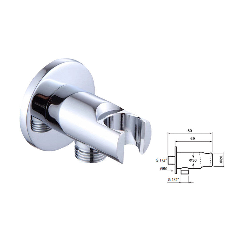 Wall Mounted Bathroom Faucet Replacement Shower Bracket