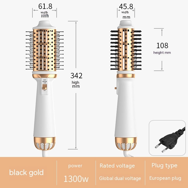 Straight Hair Anion Does Not Hurt Hair All-in-one Blowing Combs