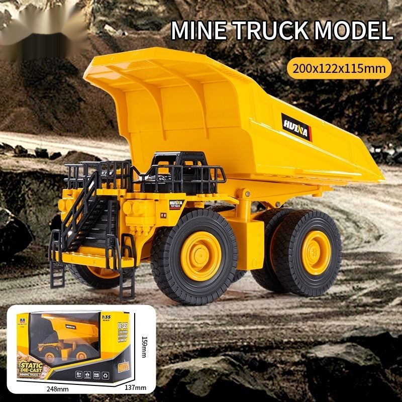 Static Self-unloading Excavator Simulation Construction Vehicle Toy