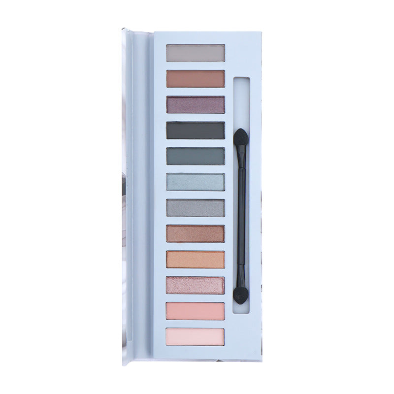 Makeup Eye Shadow Plate Shimmer Matte Smoky Not Smudge